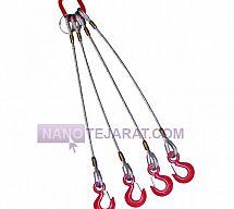 Multiple leg steel wire rope sling